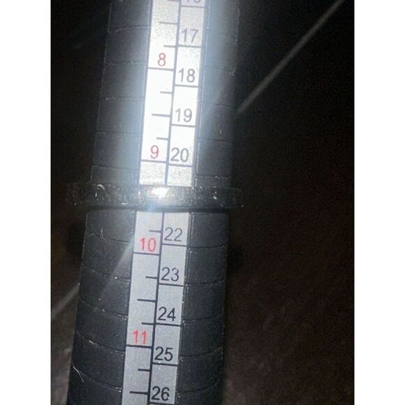 HOORSENBUHS 18K Solid White Gold Double Knuckle Ring 10 Gr - Picture 7 of 8